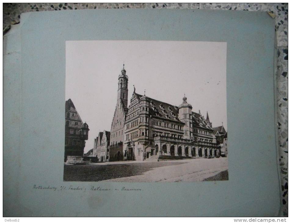 Lot De 6 Photographies Anciennes De Rothenburg Ob Der Tauber (Bavière) Allemagne - Anciennes (Av. 1900)