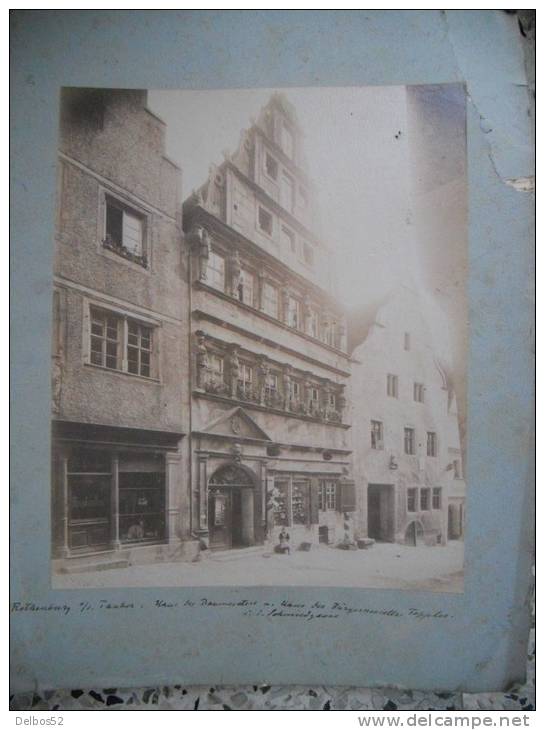 Lot De 6 Photographies Anciennes De Rothenburg Ob Der Tauber (Bavière) Allemagne - Anciennes (Av. 1900)