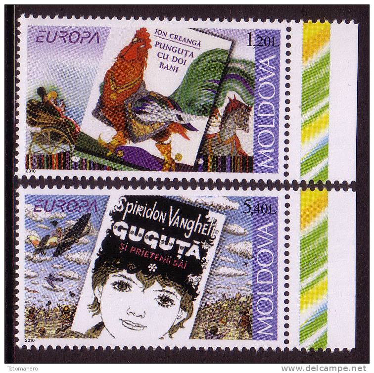 MOLDOVA/Moldawien EUROPA 2010 Children´s Books Set Of 2v** - 2010