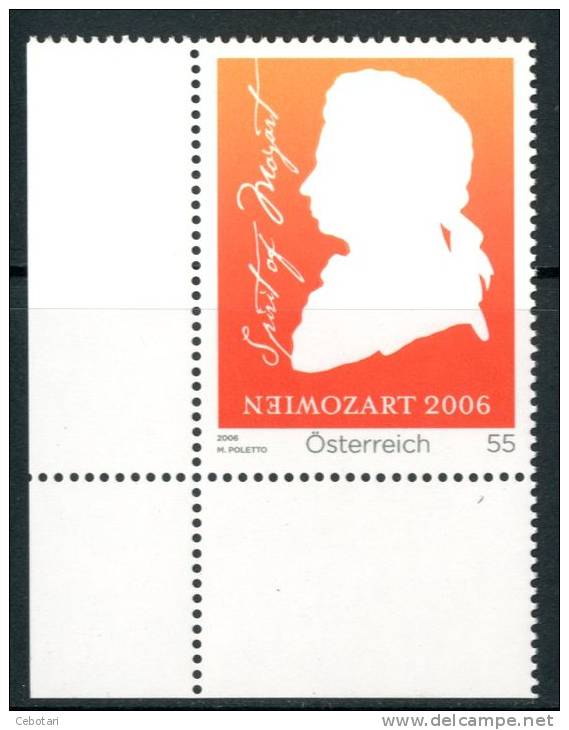 AUSTRIA 2006** - Mozart - 1 Val.MNH Come Da Scansione - Music