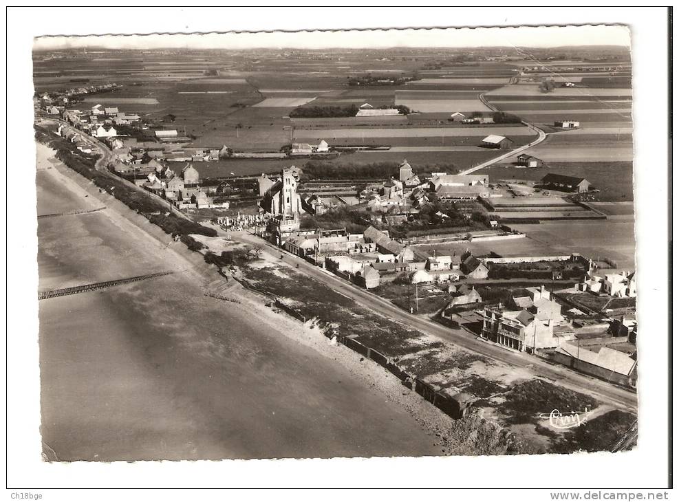 CPA : 62 -  Pas De Calais : Sangatte : Vue Générale Aérienne - Sangatte