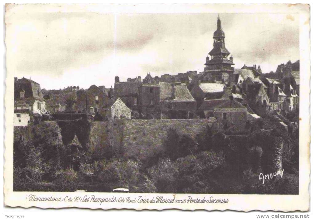 MONCONTOUR - Les Remparts Coté Nord - Tour Moinet - Porte De Secours - Moncontour