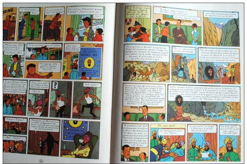 LIVRE ANCIEN BD LA VALLEE DES COBRAS LES AVENTURES DE JO ZETTE JOCKO PAR HERGE CASTERMAN B24 1958 - Hergé