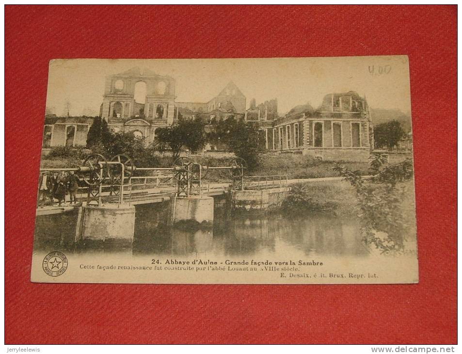 ABBAYE D´AULNE   -  Grande Façade Vers La Sambre - Thuin