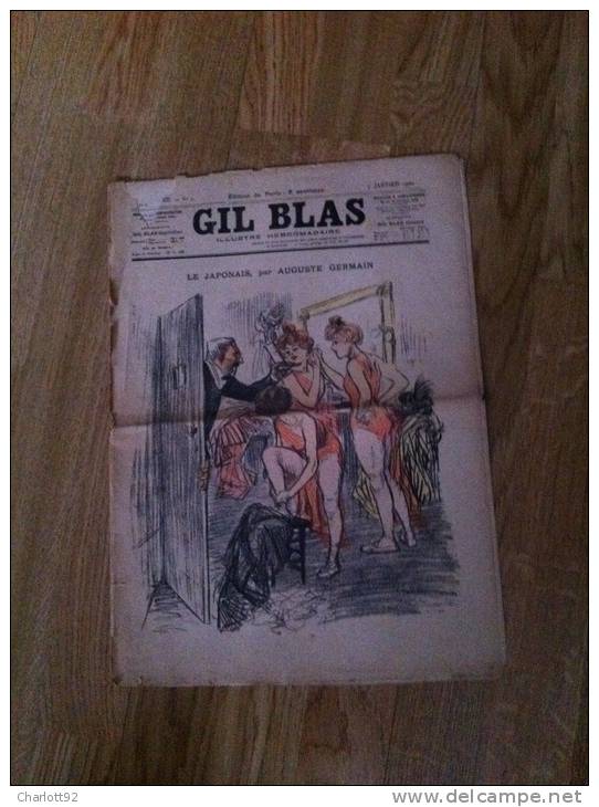 GIL BLAS ORIGINAL LE JAPONAIS PAR AUGUSTE GERMAIN - Riviste - Ante 1900