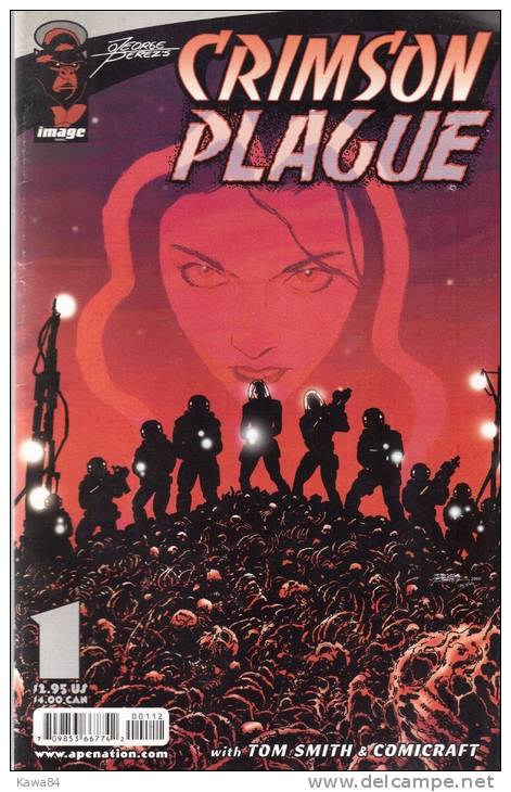 BD  George Perez  "  Crimson Plague  "  Angleterre - Autres Éditeurs