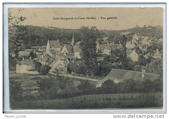 72 SAINT-GEORGES-DE-LA-COUEE * Vue Générale *  Belle CPA - Autres & Non Classés