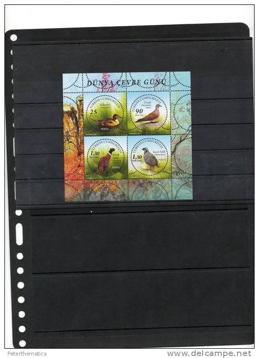 TURKEY,2012,BIRDS, SHEETLET,MNH, - Andere & Zonder Classificatie