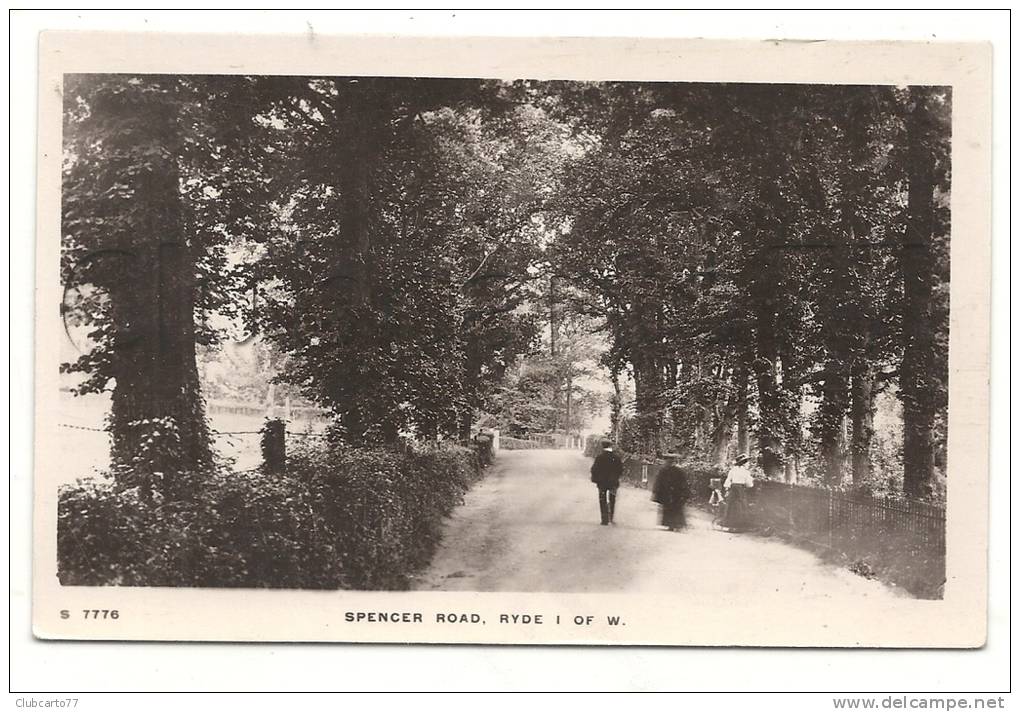 Ryde (Royaume-Uni, Isle Of Wight) : The Spencer Road In 1910 (lively). - Autres & Non Classés