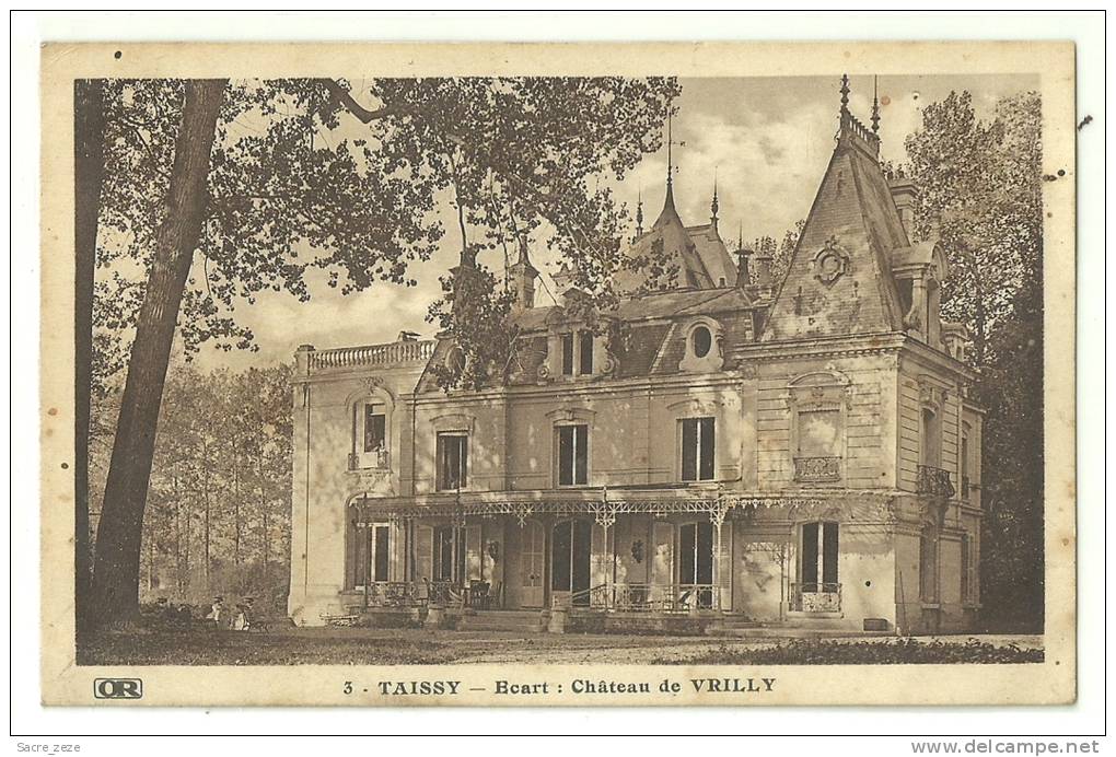 TAISSY(51)1927-ECART: Chateau De Vrilly - Autres & Non Classés