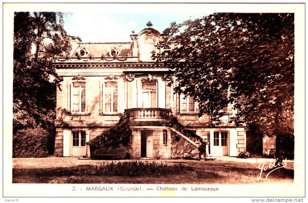 33 Cpa MARGAUX  CHATEAU De LAMOUROUX   Collection  Renaud Buzaud N° 2 - Margaux