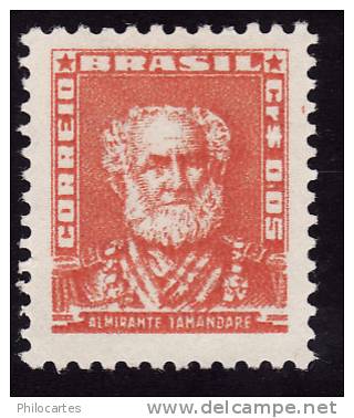 BRESIL 1954  -  YT  576 -  Tamandare -  Sans Gomme - Used Stamps