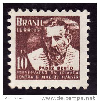 BRESIL 1955 -  YT  611 -  Padre Bento -  Sans Gomme - Usados