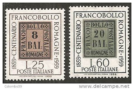 Italia 1955/59 MNH** -  Ss.784; 806/07; 821cp; 879Q; 871/72; 875/76 - 1946-60: Nuovi