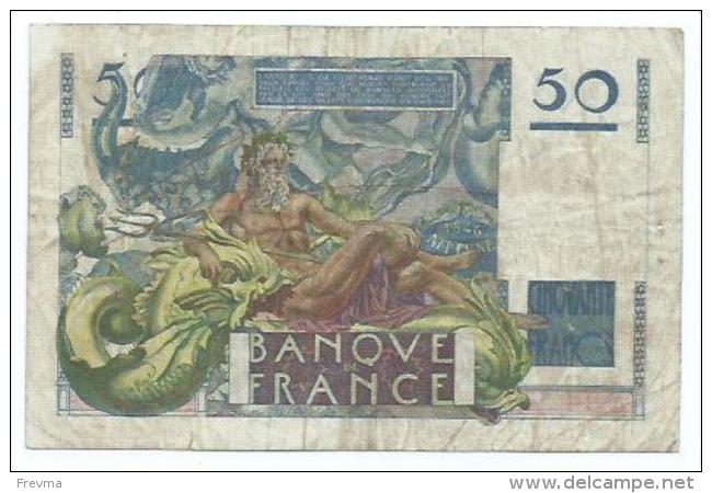 Billet 50 Francs Le Verrier D.3.10.1946.D - 50 F 1946-1951 ''Le Verrier''