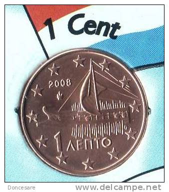 ** 1 CENT GRECE 2008 PIECE  NEUVE ** - Grecia