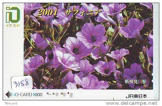 Carte Prépayée  Japon * TRAIN * IO * CARD  (3188) Japan Prepaid Card * ZUG * Karte * TREIN * JR * IO * - Treni