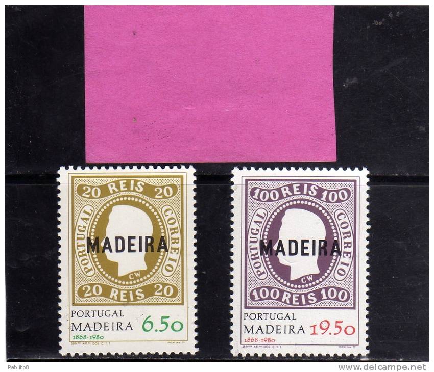 MADERA - MADEIRA 1980 PRIMI FRANCOBOLLI FIRST STAMPS MNH - Madeira