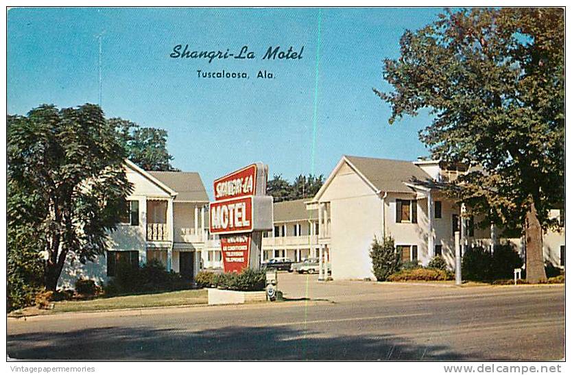 117672-Alabama, Tuscaloosa, Shangri-La Motel - Tuscaloosa