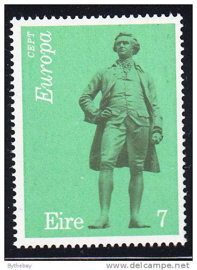 Ireland MNH Scott #340 7p Edmund Burke By John Henry Foley - Europa 1974 - Nuovi