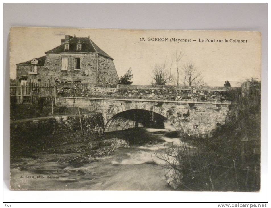 CPA  (53) Mayenne - GORRON - Le Pont Sur La Colmont - Gorron