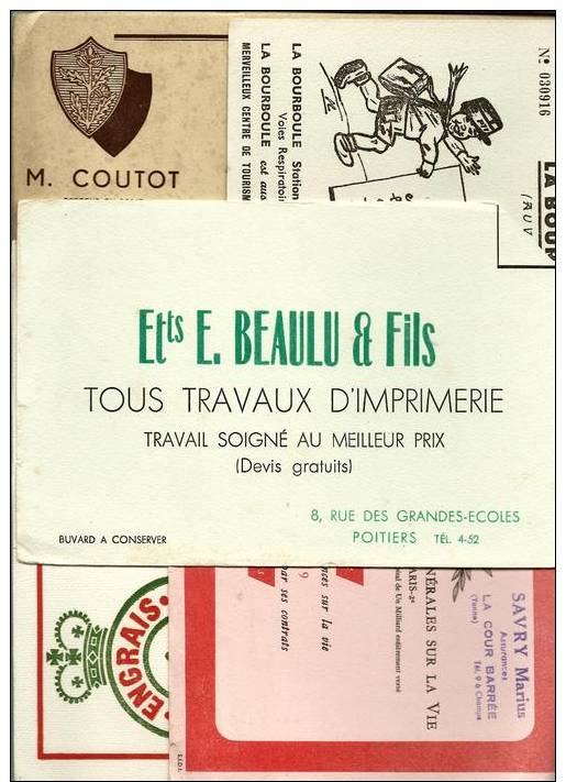 LOT 70 BUVARDS DIVERS - TBE - TOUS LES SCANS SUR DEMANDE - Collezioni & Lotti