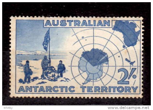 Australia Antarctic Territory 1957 2sh Map Of Antarcticia Issue  #L4 - Neufs