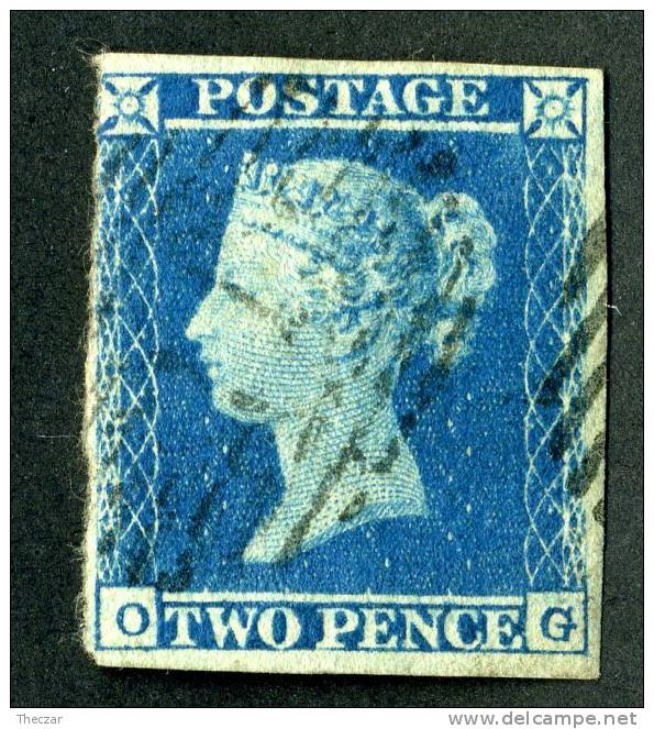 1841 GB  Sc4 Cat.$85. / SG#14   Used- ( 238 ) - Used Stamps