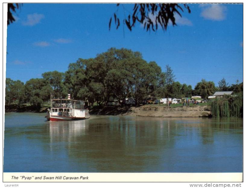 (322) Australia - VIC - Swan Hill Caravan Park And Pyap Ship - Swan Hill