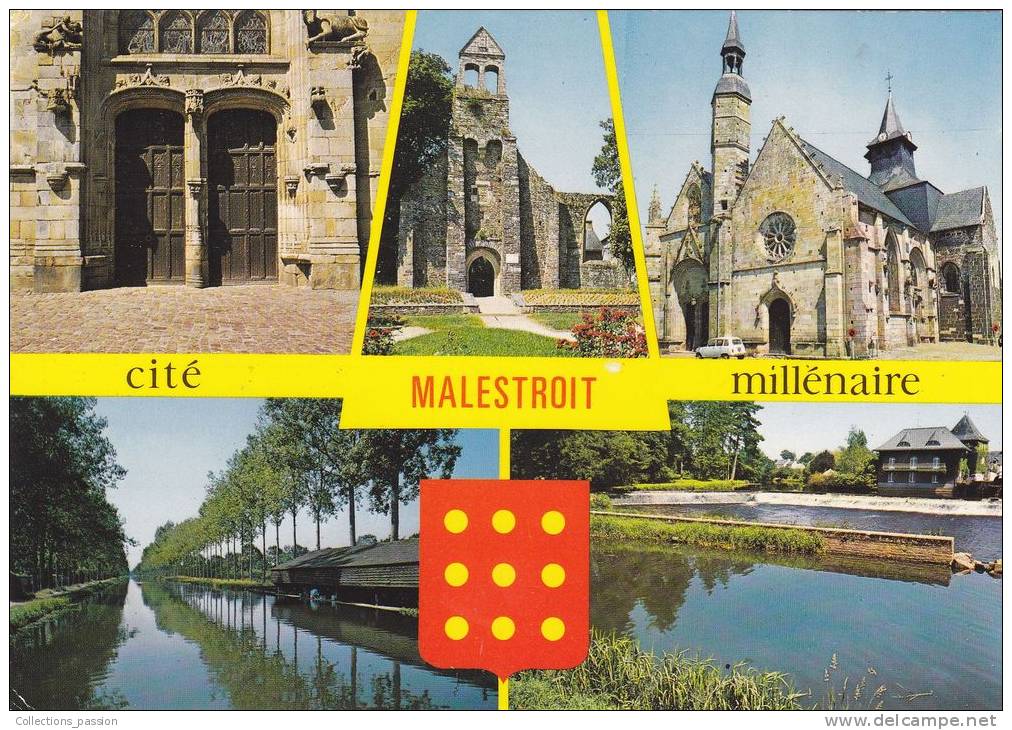 Cp , 56 , MALESTROIT , Cité Millénaire , Multi-Vues - Malestroit