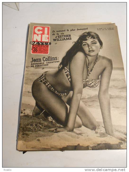 REVUE / CINE REVUE / N° 37  DE 1955 / JEAN COLLINS + ESTHER WILLIAMS - Zeitschriften