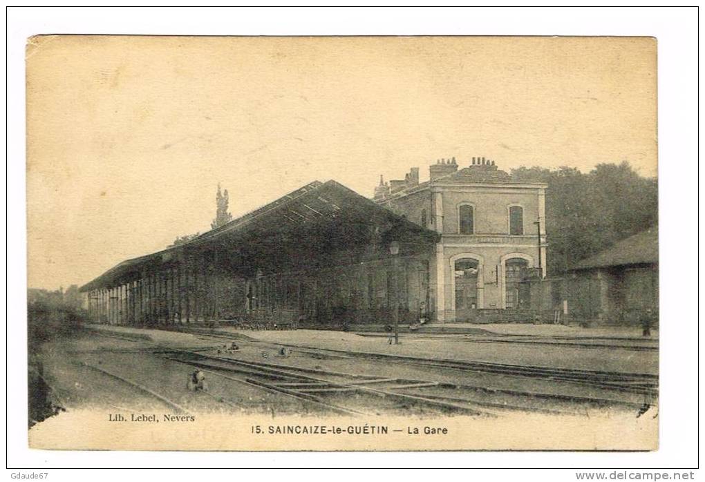 SAINCAIZE LE GUETIN (58) - LA GARE - Autres & Non Classés