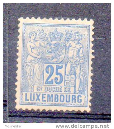 LOT N° 431 -LUXEMBOURG N° 54 * (charnière) - Cote 280 € - 1882 Allegory