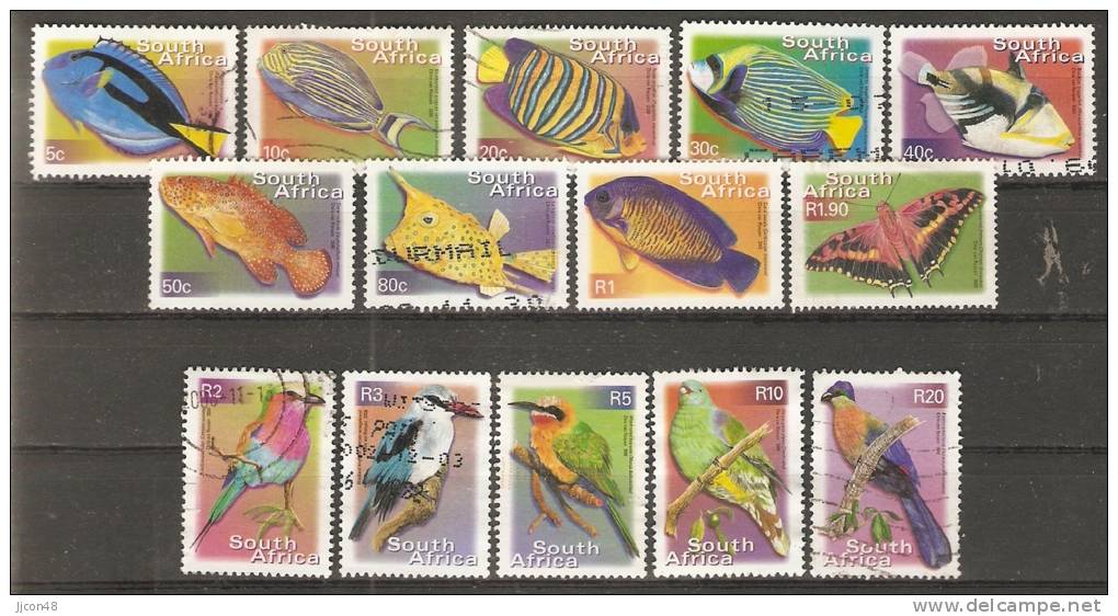 South Africa  2000-  Flora + Fauna  (o) X14 - Usados