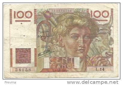 Billet 100 Francs Jeune Paysan O.7.11.1945.O - 100 F 1945-1954 ''Jeune Paysan''
