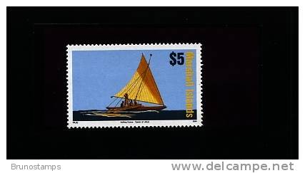 MARSHALL ISLANDS - 1993  CANOE  5 $    MINT NH - Marshallinseln