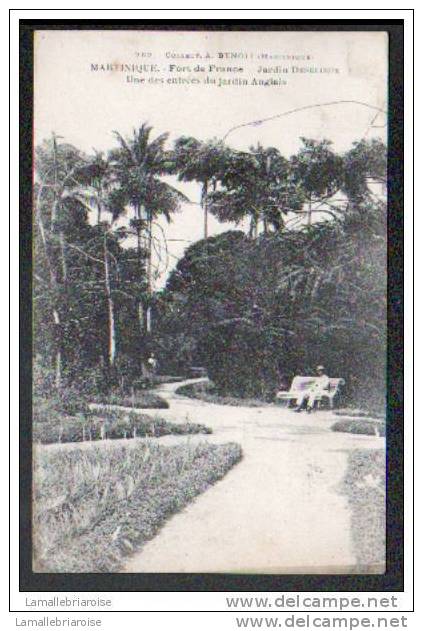 MARTINIQUE - FORT DE FRANCE - JARDINS DESELIEUX - UN DES ENTREES DU JARDIN ANGLAIS - Fort De France