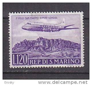 Y9124 - SAN MARINO Aerea Ss N°128 - SAINT-MARIN Aerienne Yv N°117 ** - Luftpost