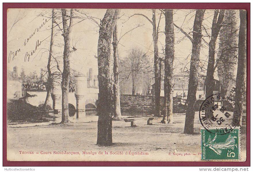 10 - 120912 - TROYES - Cours Saint Jacques , Manège De La Société D'Equitation - Troyes