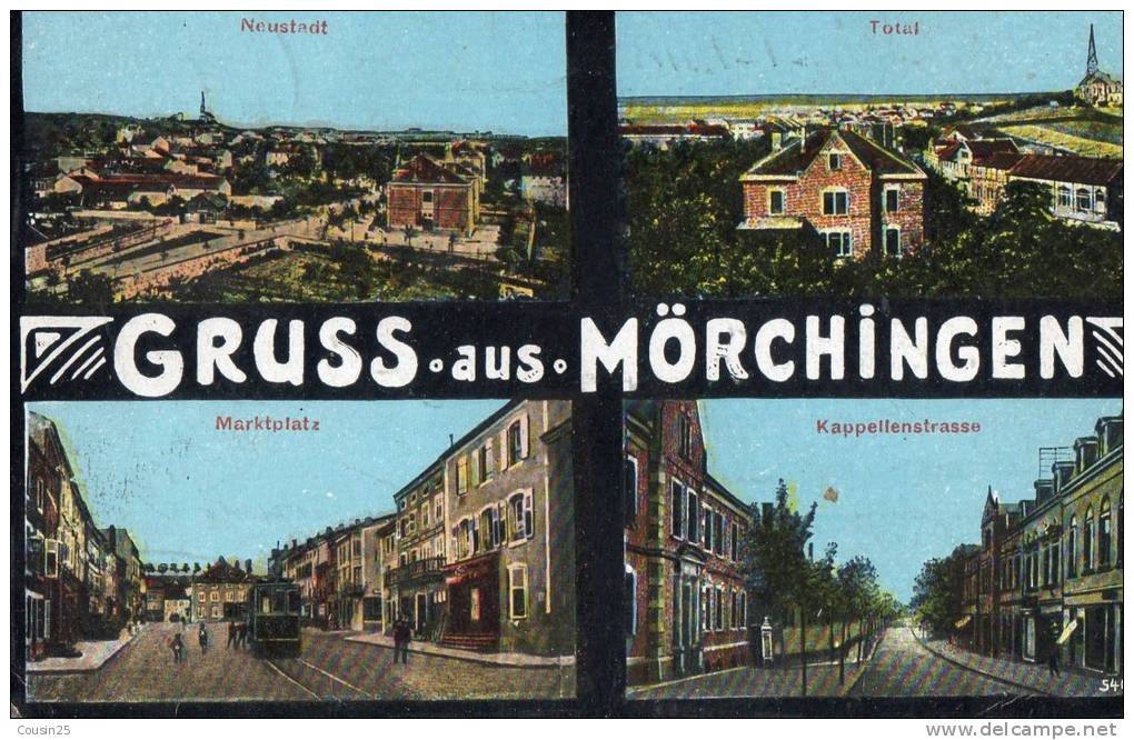 57 GRUSS AUS MÖRCHINGEN - Neustadt - Total - Marktplatz - Kappelenstrasse - Morhange