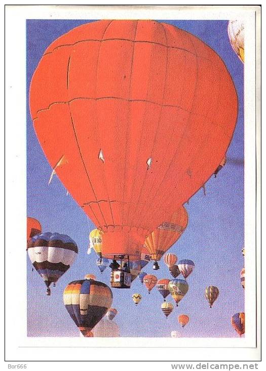 GOOD LATVIA Postcard 1992 - Balloons Festival - Special Stamped - Latvia