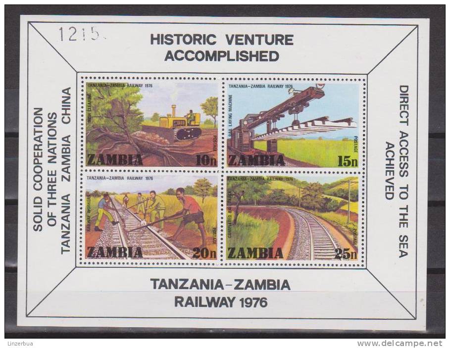 Sambia / Zambia 1976 Mi. B 4** MNH - Zambia (1965-...)