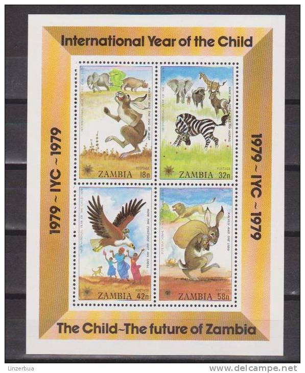 Sambia / Zambia 1979 Mi. B 5** MNH - Year Of The Child - Zambia (1965-...)