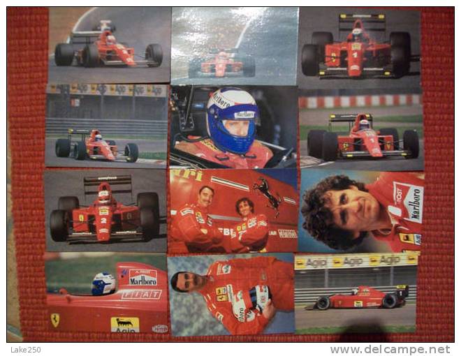 Serie 12 Cartoline FERRARI F1 Stagione 1990 - Grand Prix / F1