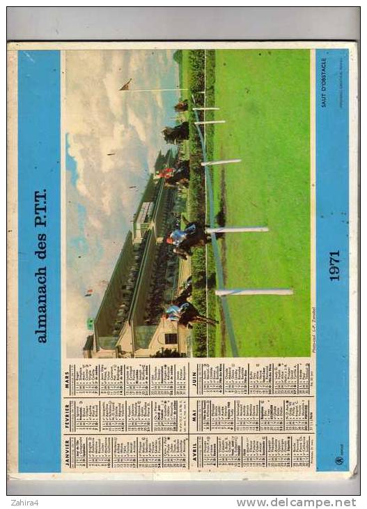 Almanach Des P.T.T. - Tarn Et Garonne) - Courses (Saut D'obstacle) - Voile  -  1971 - Grossformat : 1971-80