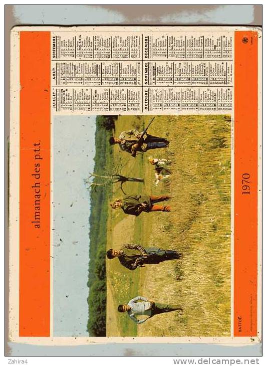 Almanach Des P.T.T. - Tarn Et Garonne) - Pêche - Chasse (Battue) -  1970 - Grossformat : 1961-70