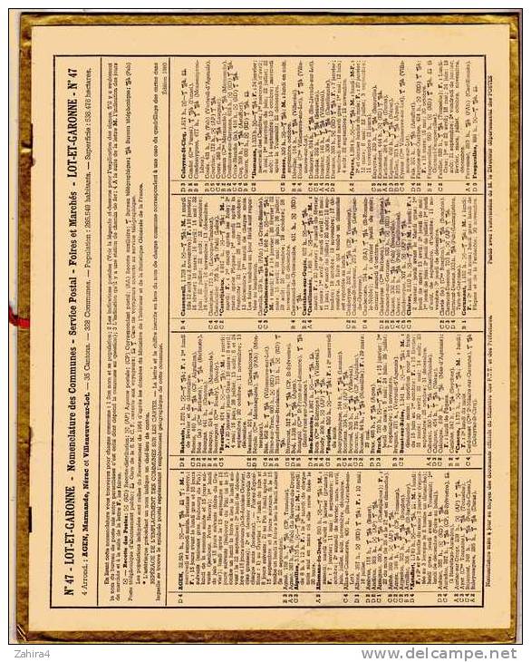 Almanach Des P.T.T. - Lot Et Garonne) - Pêche Dans Le Lac -  1960 - Tamaño Grande : 1961-70