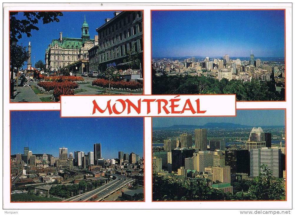 Postal MONTREAL (Canada) 1995. Vistas Diversas - Cartas & Documentos