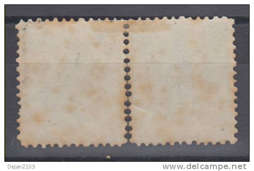 Bosnia & Hercegovina Austria Occupation 10 Kr Pair 1st Board Perforation 12 1876 MH * - Ongebruikt