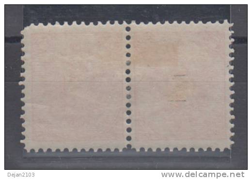Bosnia & Hercegovina Austria Occupation 5 Kr Pair 1st Board Perforation 11 1/2 1876 MH * - Unused Stamps